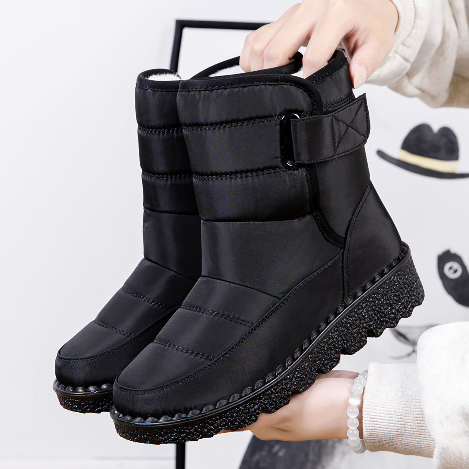 Warm Waterproof Winter Snow Boots 8