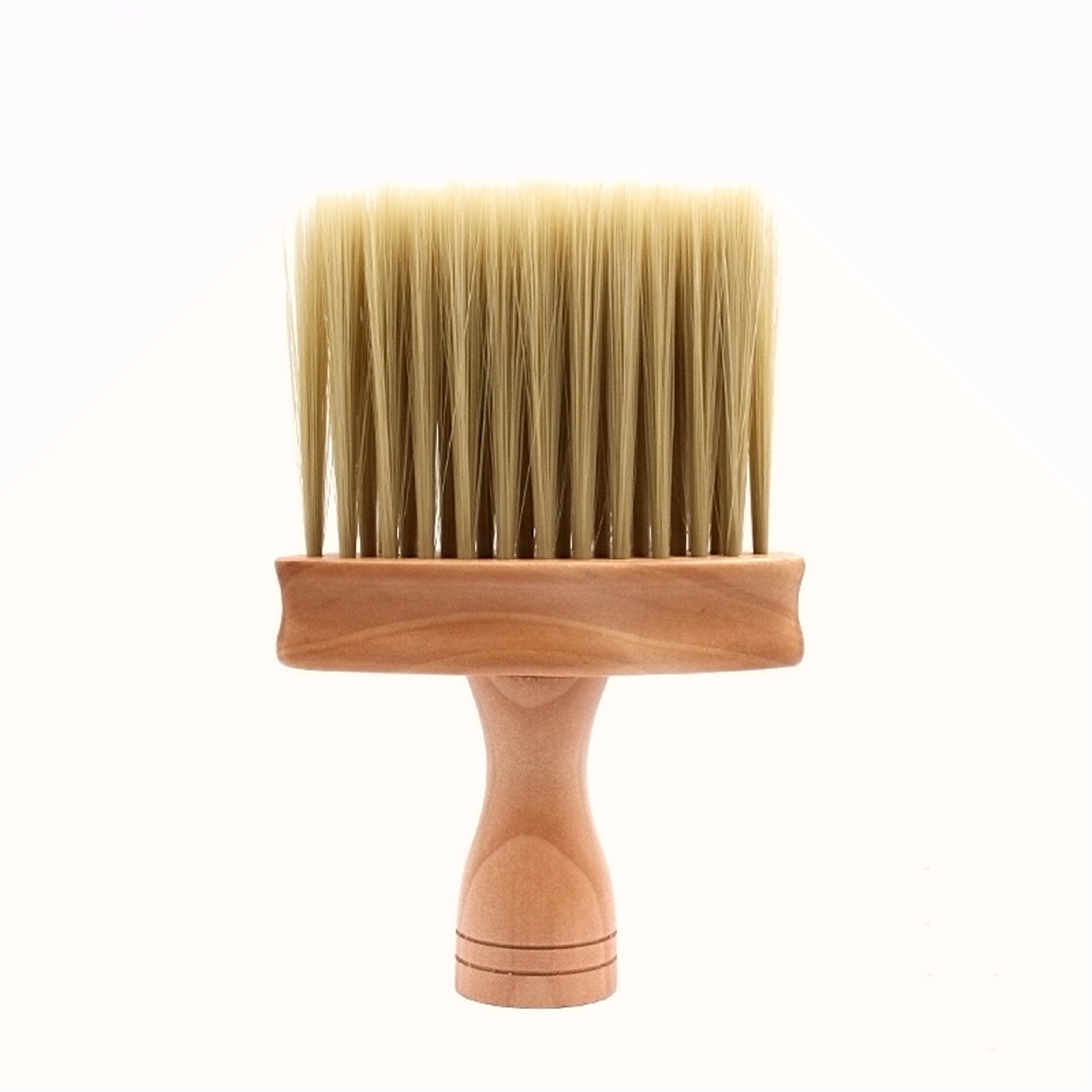 Professional Barber Brush With Wooden Handle 2