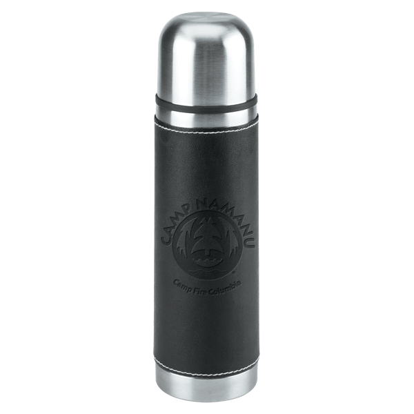 Leatherette Vacuum Bottle - 16 Oz. 27