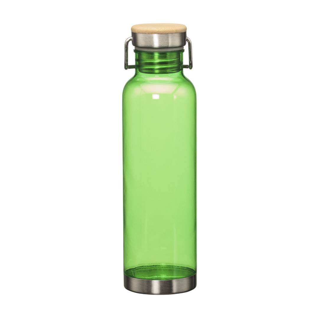 MacLeod Bottle w/ Bamboo Twist Lid - 27oz, custom water bottle with logo imprint 25