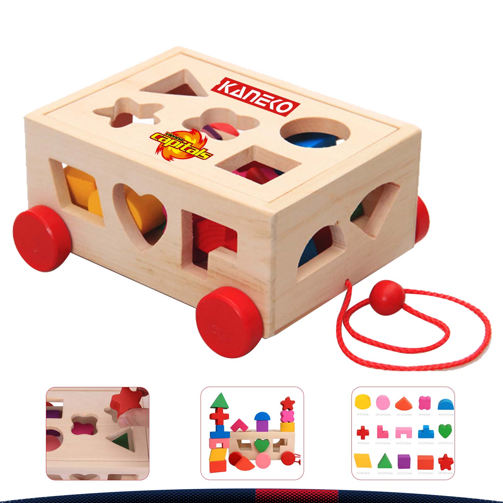Wooden Plug-In Cube Toy 2