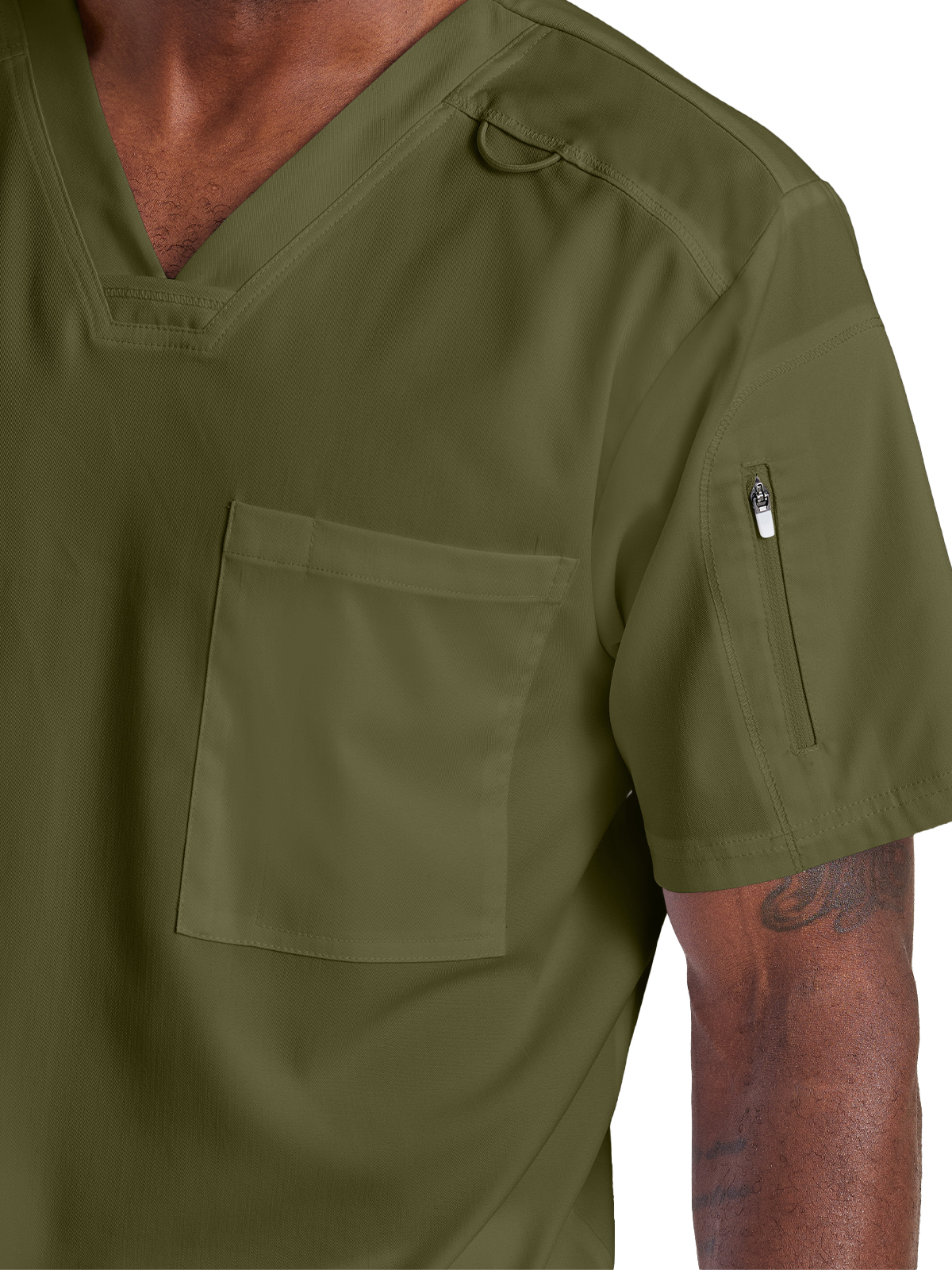 Grey's Anatomy Spandex Stretch - Men's Two-Pocket V-Neck Murphy Scrub Top 21