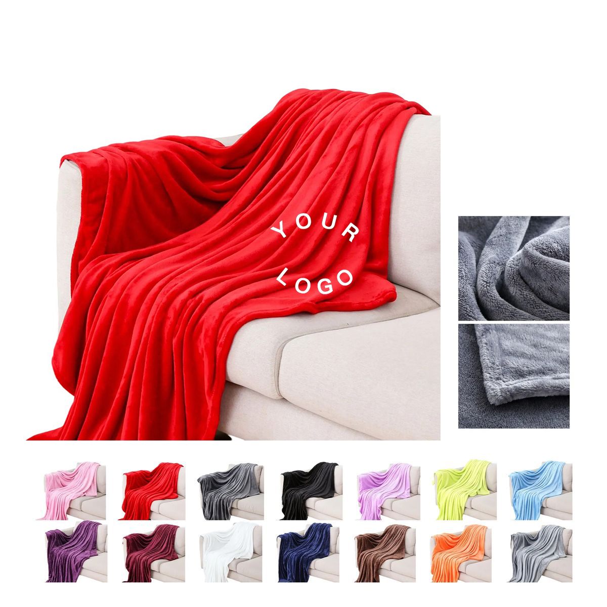 Soft Flannel Fleece Throw for Adults and Kids 16