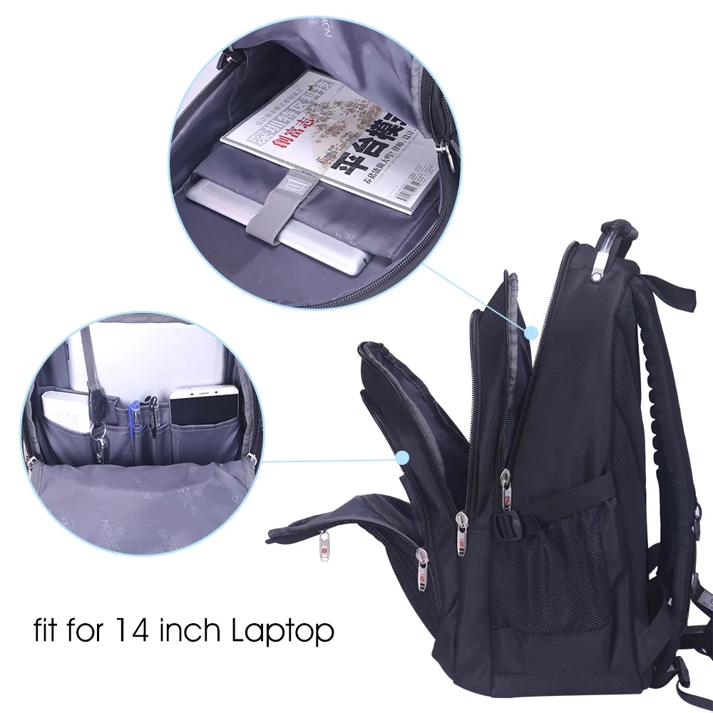 Aoking Men's Laptop Backpack with Massage Air Cushion 1
