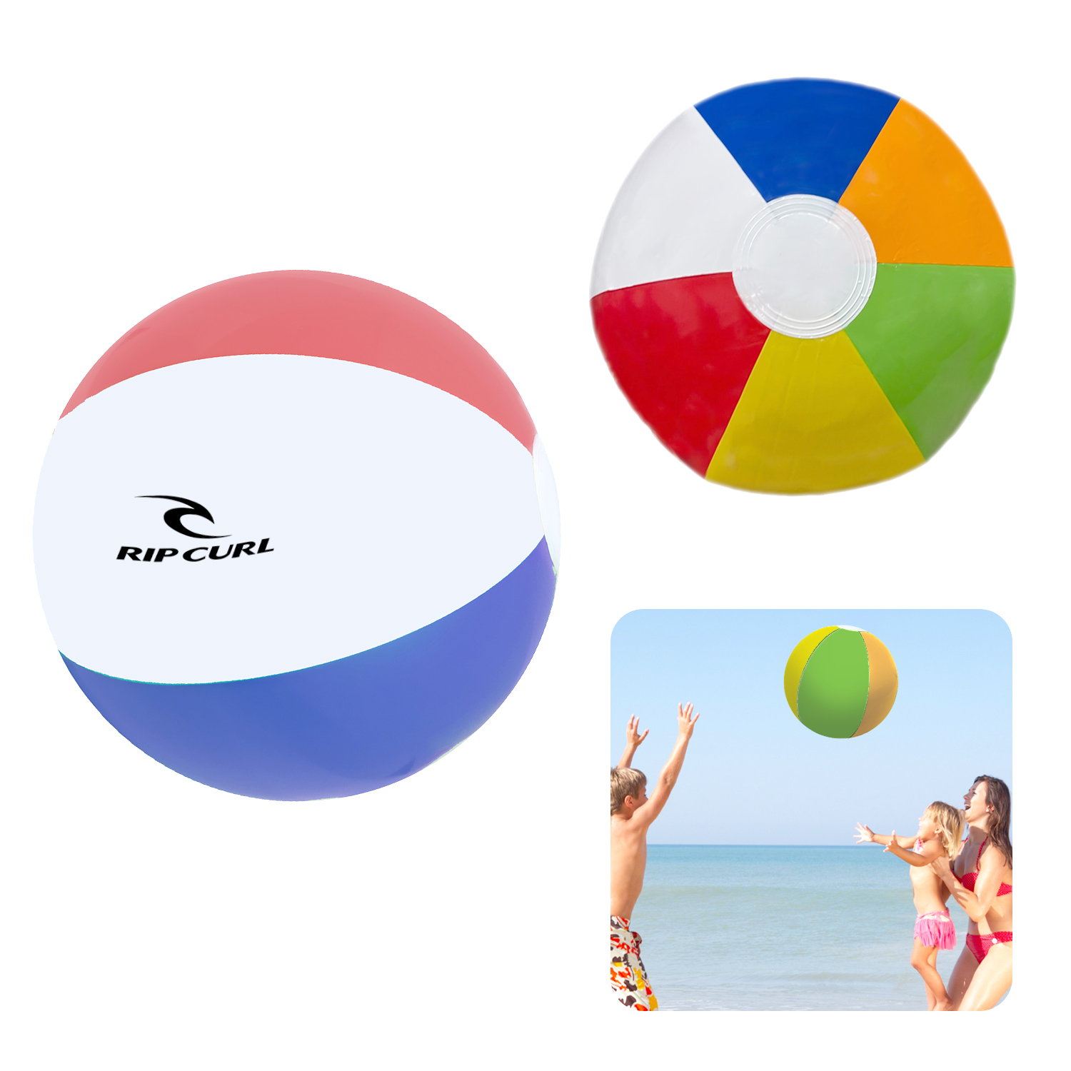 16" Multi Beach Ball 1