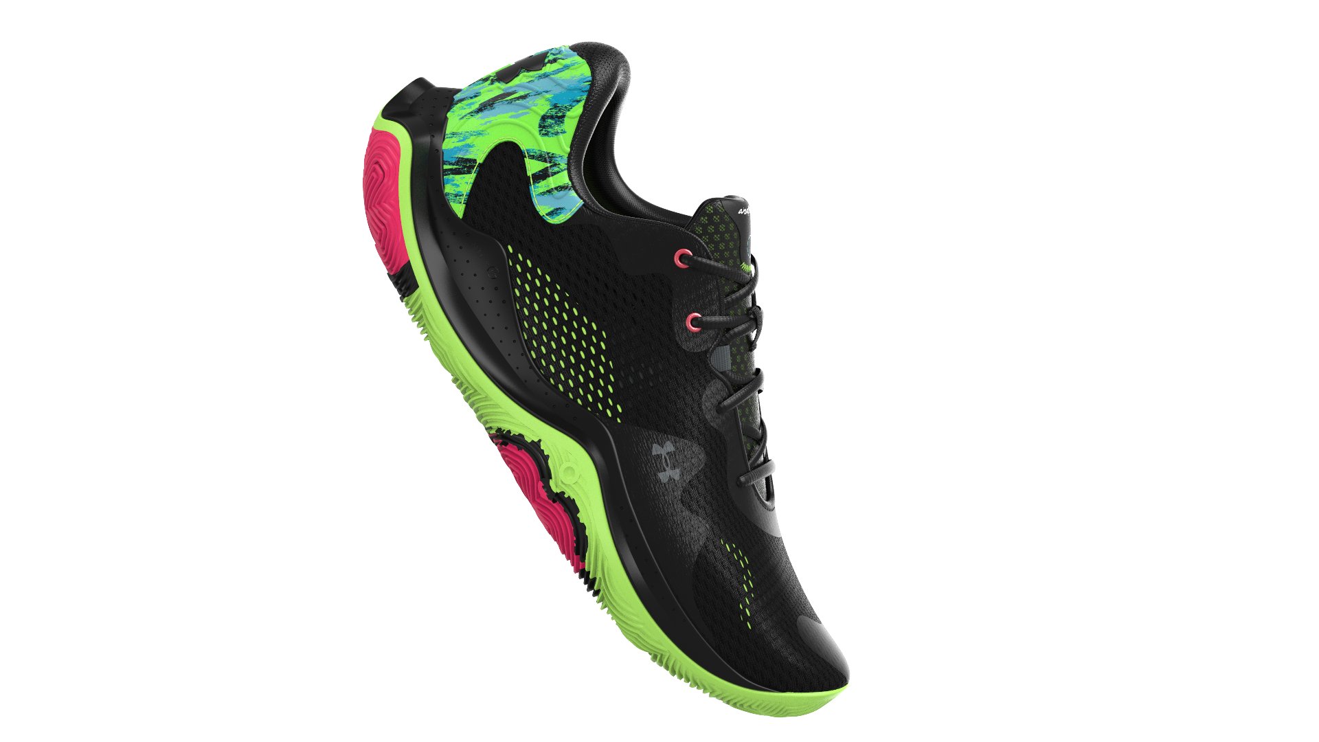 UA Spawn 4 Printed Unisex Basketball Shoes 2
