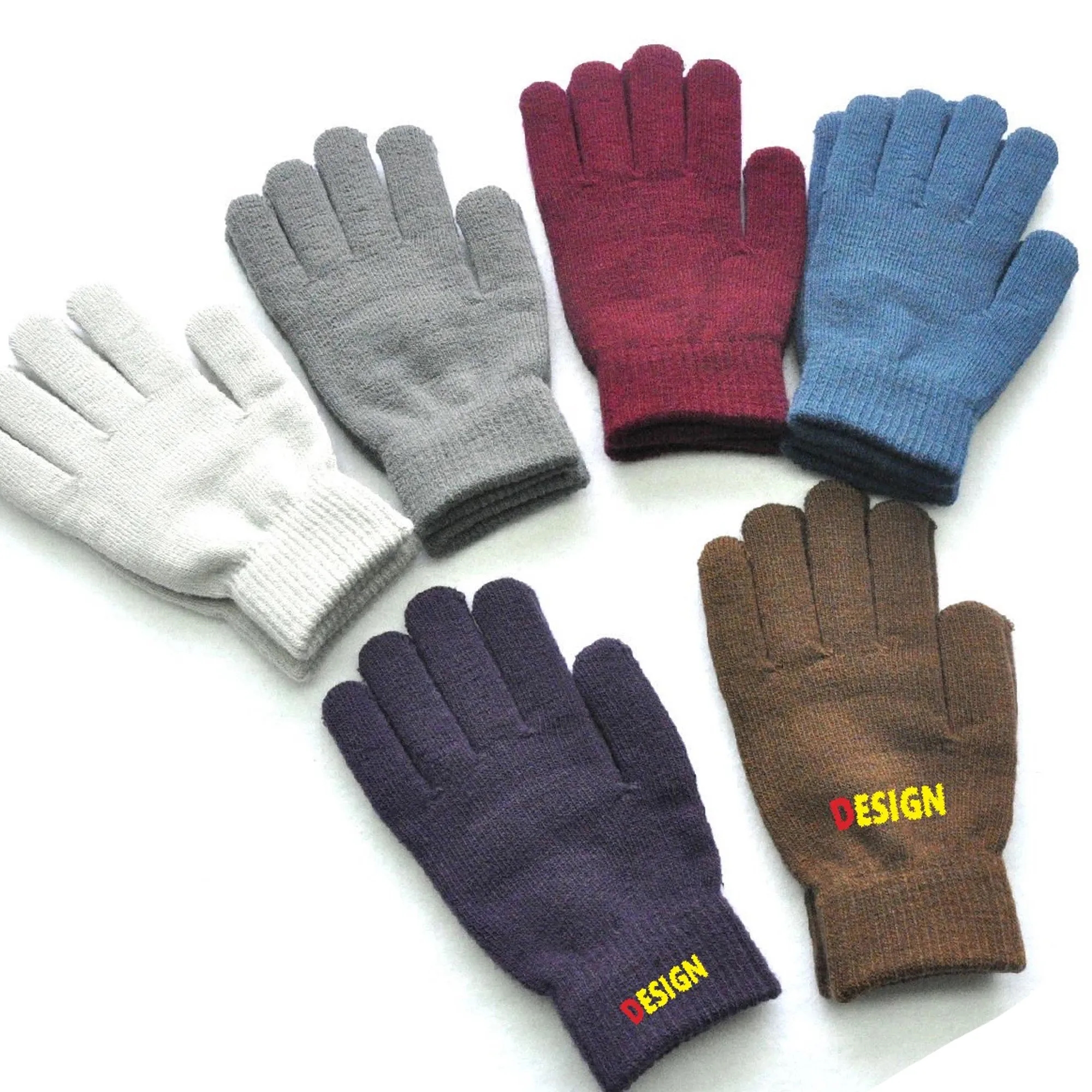 Adult Winter Knitted Glove MOQ 50PCS