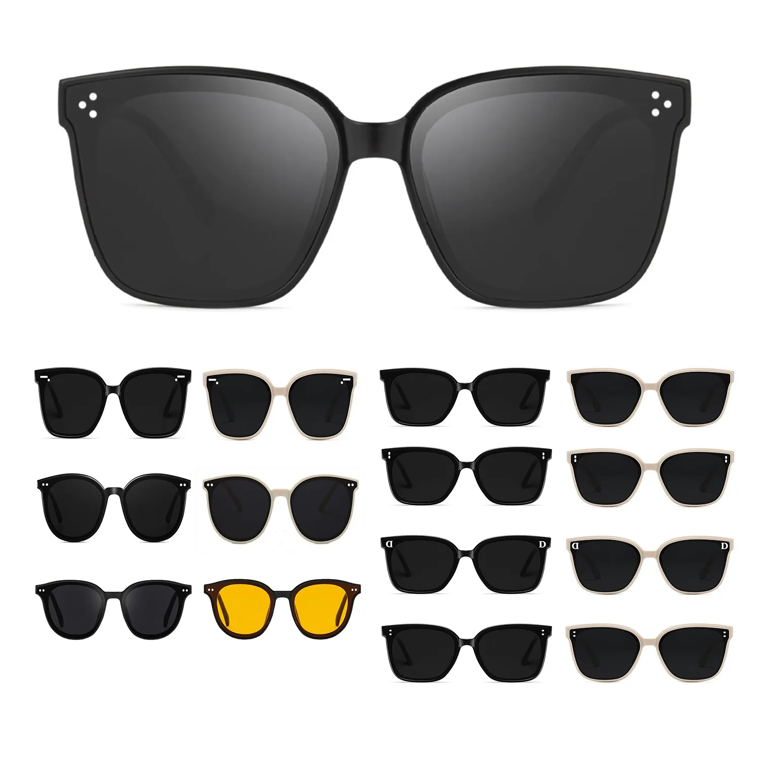 Fashion Big Frame Glasses 1