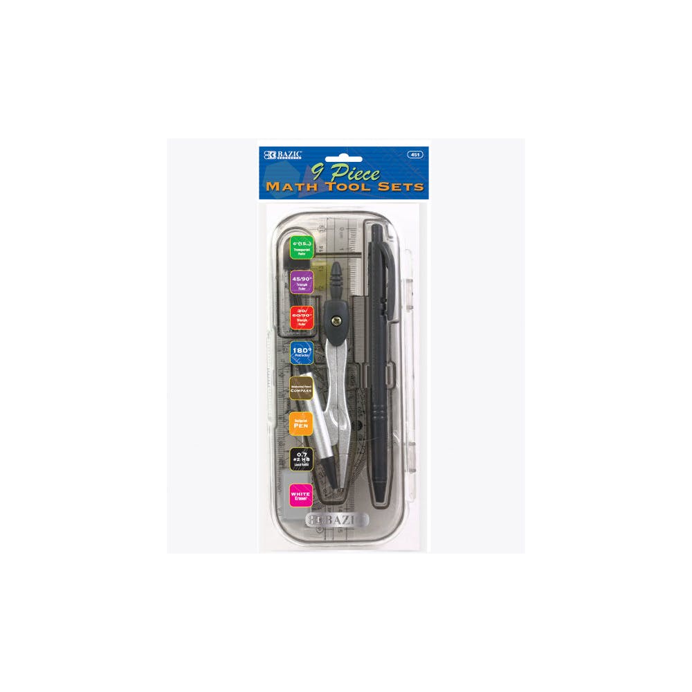 Math Tool Sets - 9 Piece 2