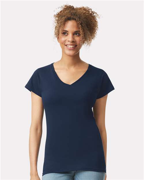 Women's Softstyle® V-Neck T-Shirt - 64V00L 38