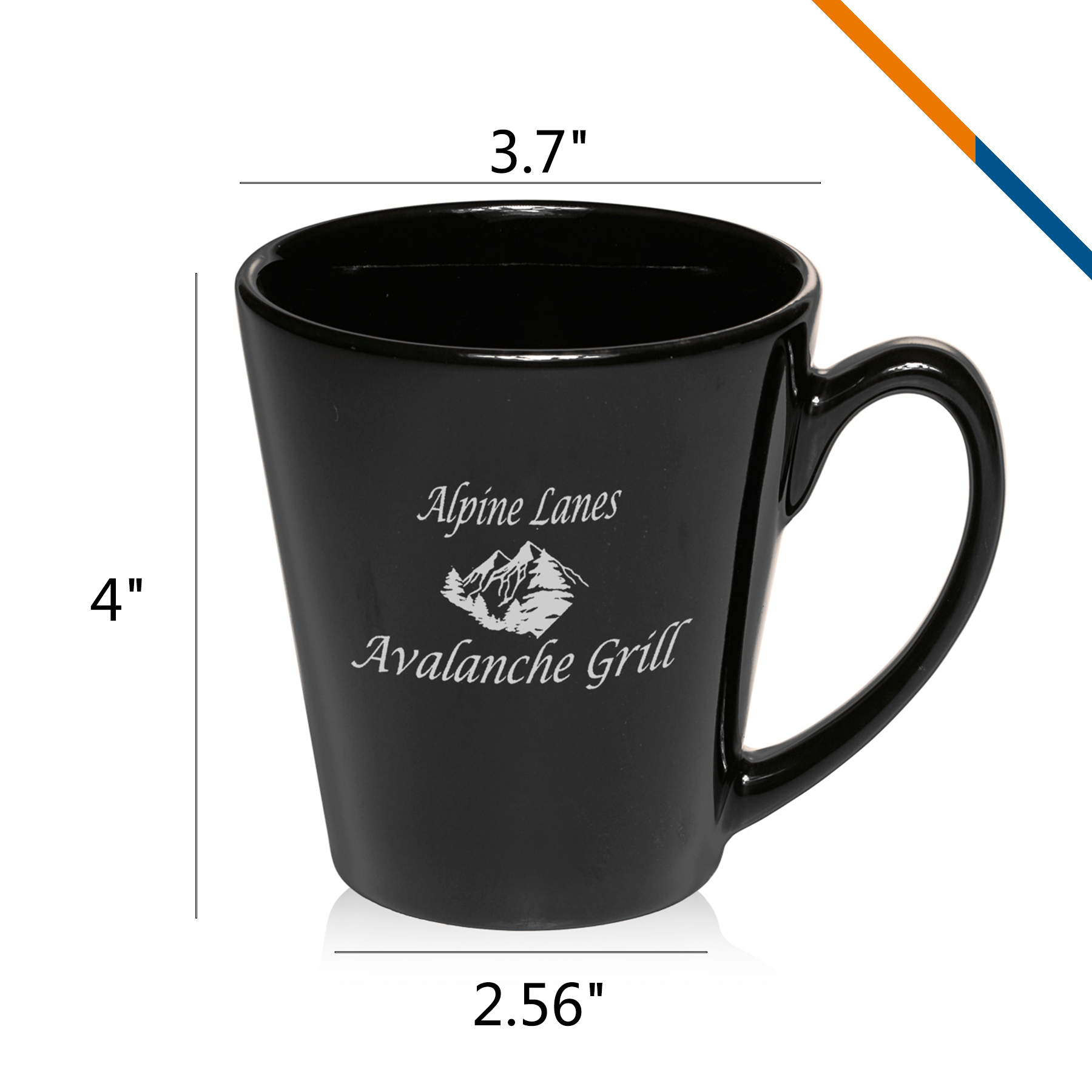 Flamic Ceramic Mug - 12 OZ. 2