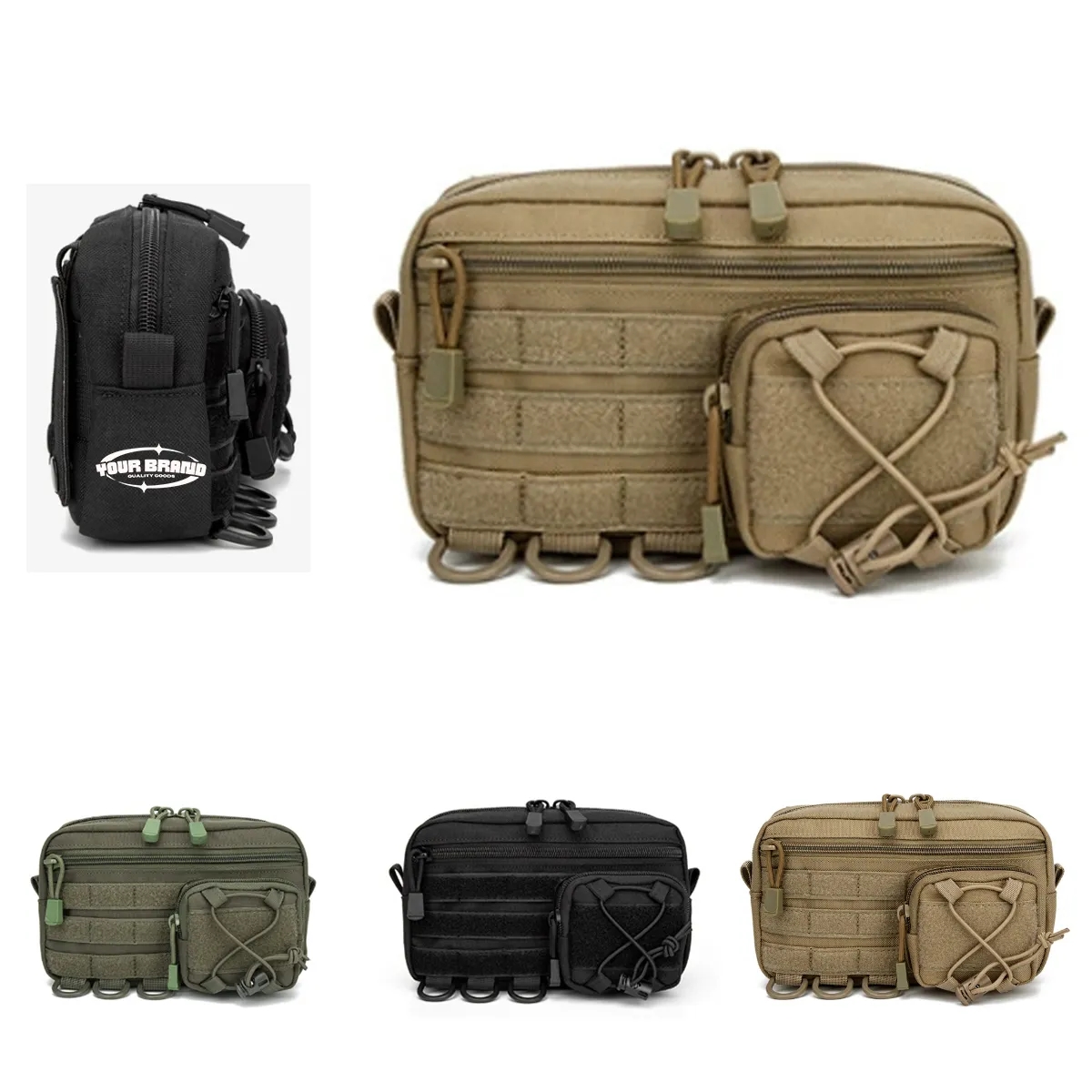 Tactical Waist Belt Bag Pouch Utility Tool Organizer 2