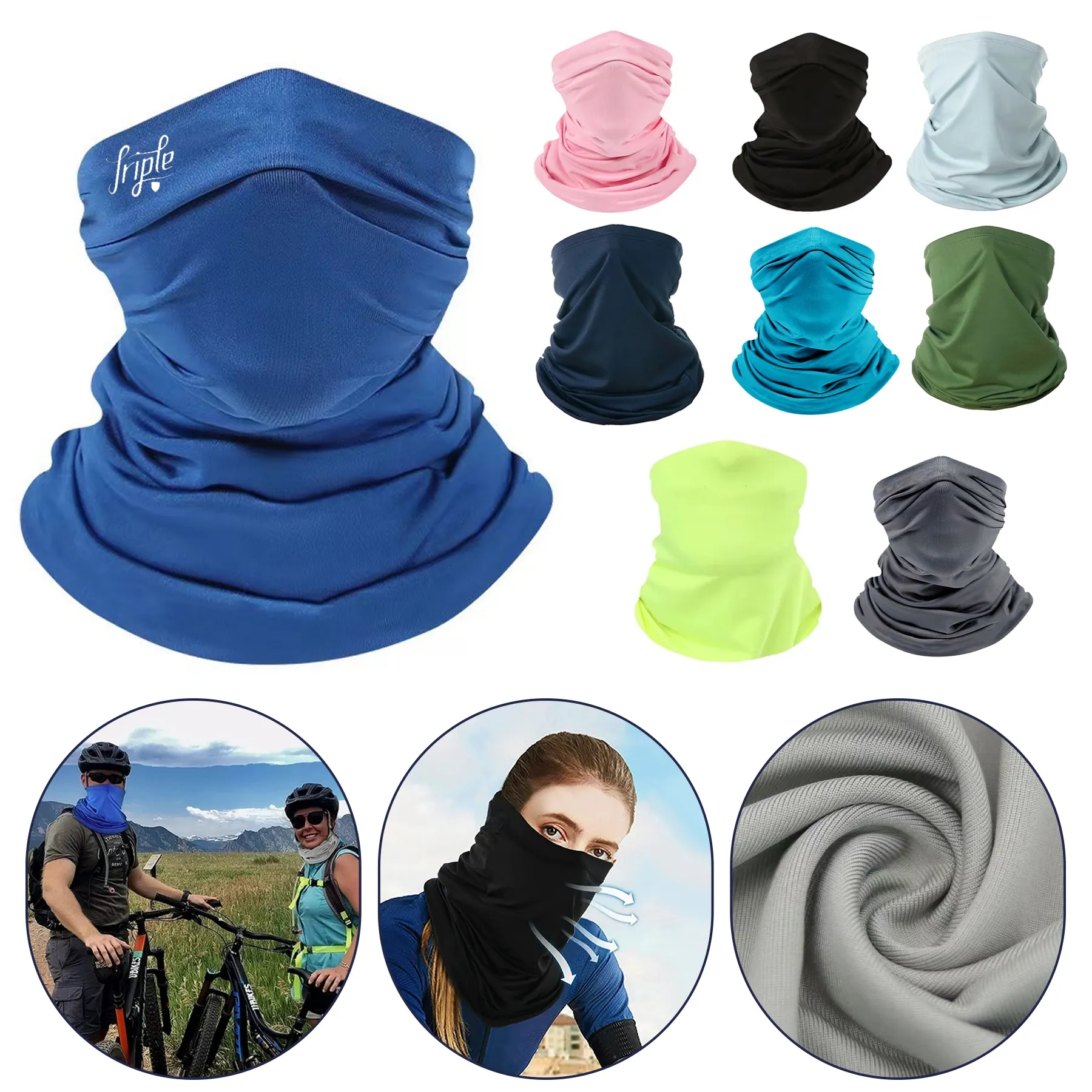 Crocodile Facial Cover Cycling Running Mask Leggings 2