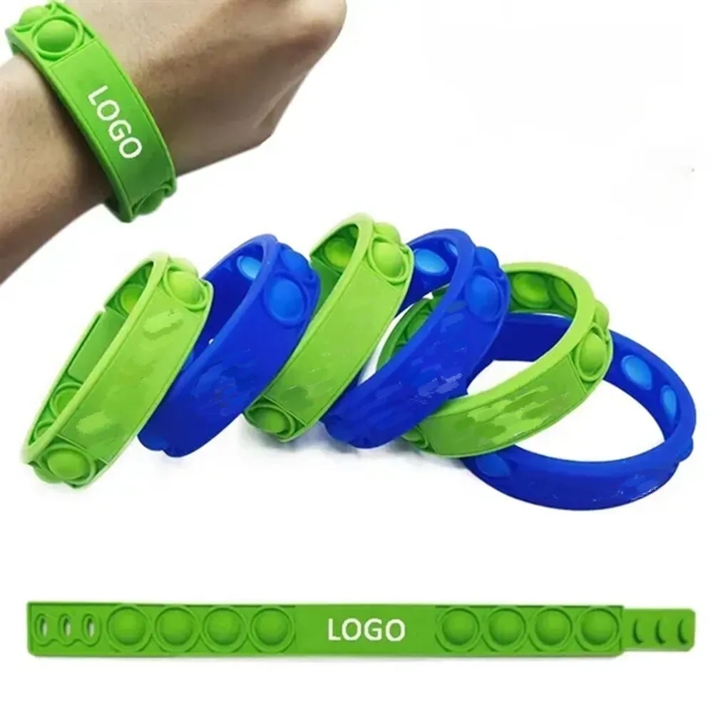 Silicone Push Pop Bracelet Fidget Toy 2