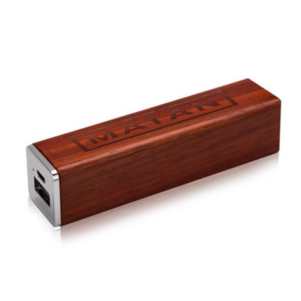 Bucktown Wooden Cylinder Power Bank