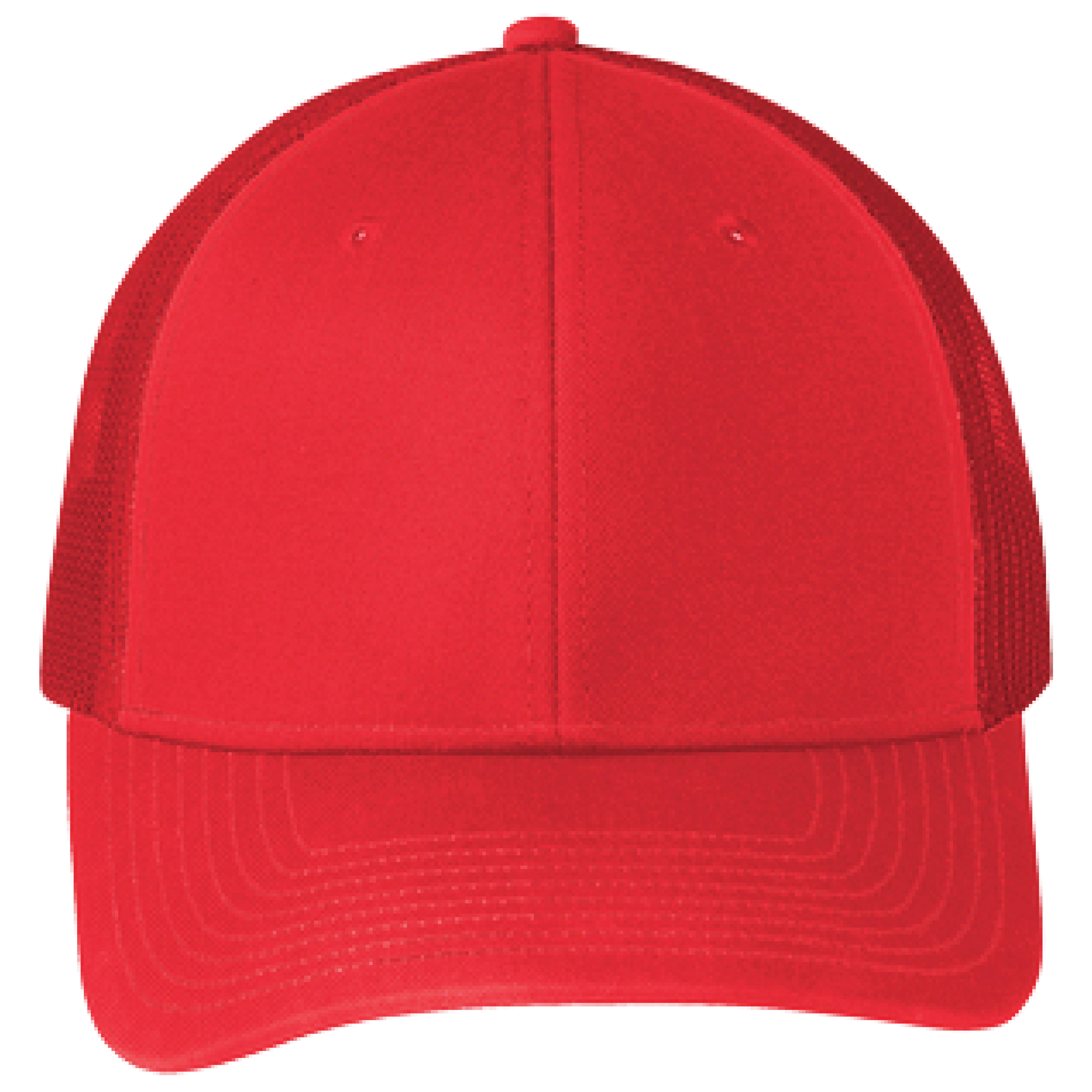 Port Authority C402 6-Panel Snapback Trucker Hat w/Leatherette Adhesive Patches or Embroidery 126
