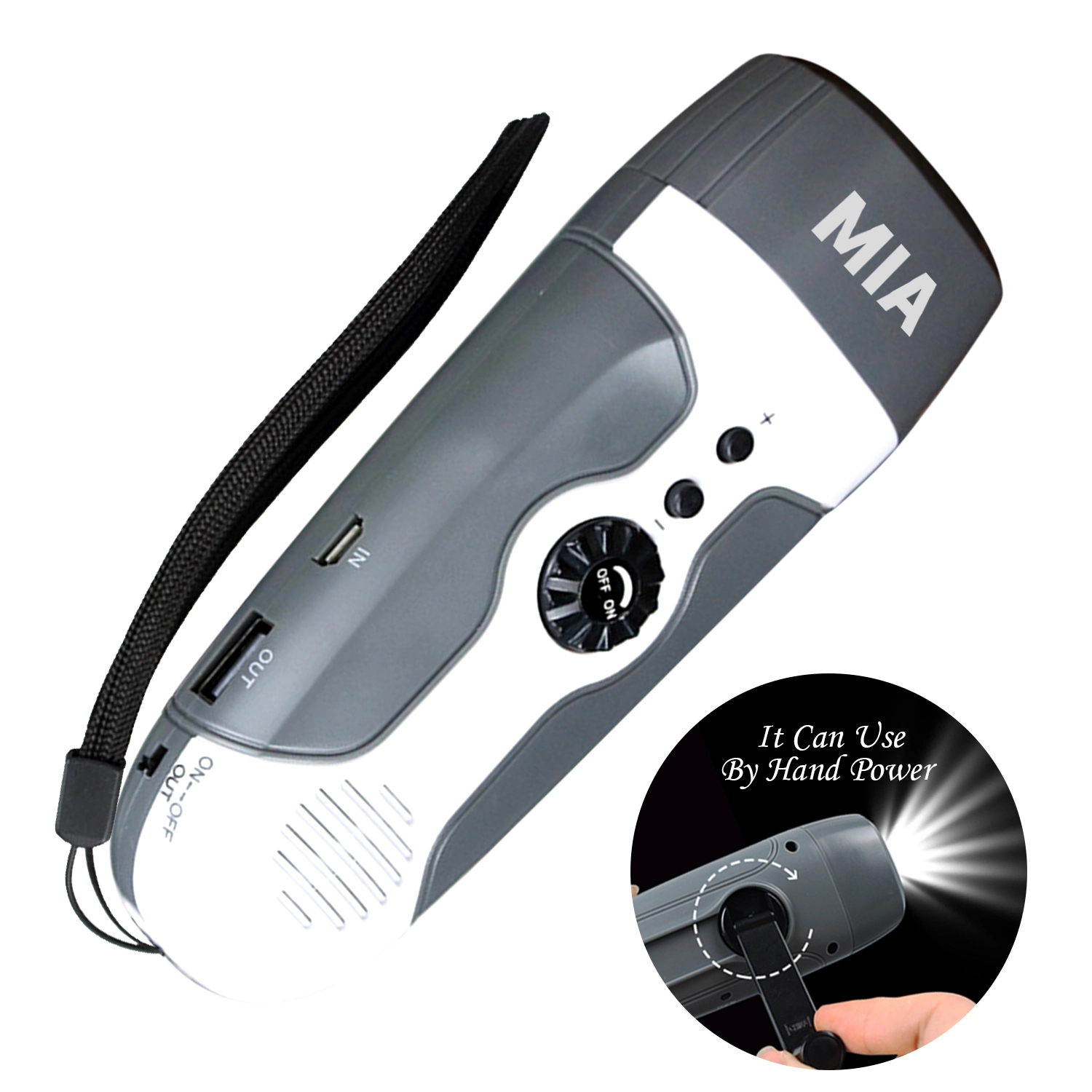 Hand-Cranked Radio Lighting Tool 2