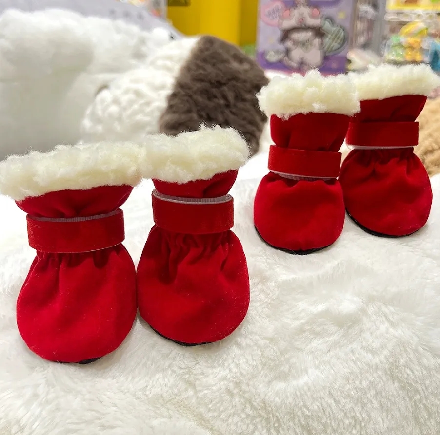 Bulk Buy Insulated Dog Boots for Yorkie Chihuahua Cold Weather Paw Protection 7