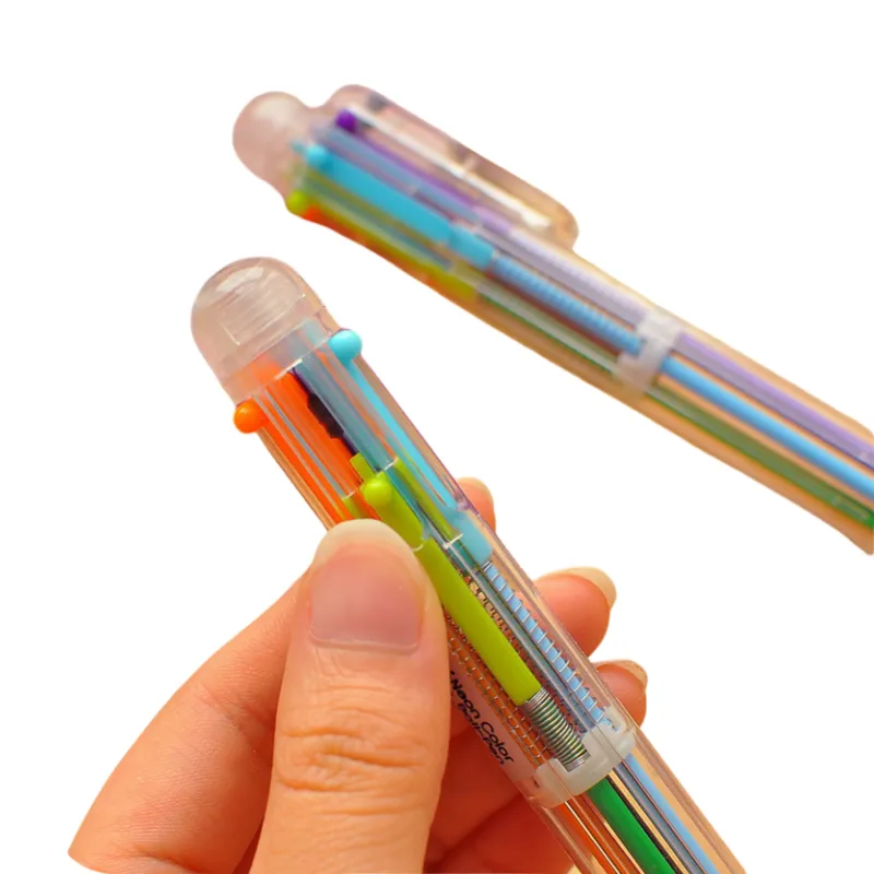 6 Color Retractable Ballpoint Pens 3