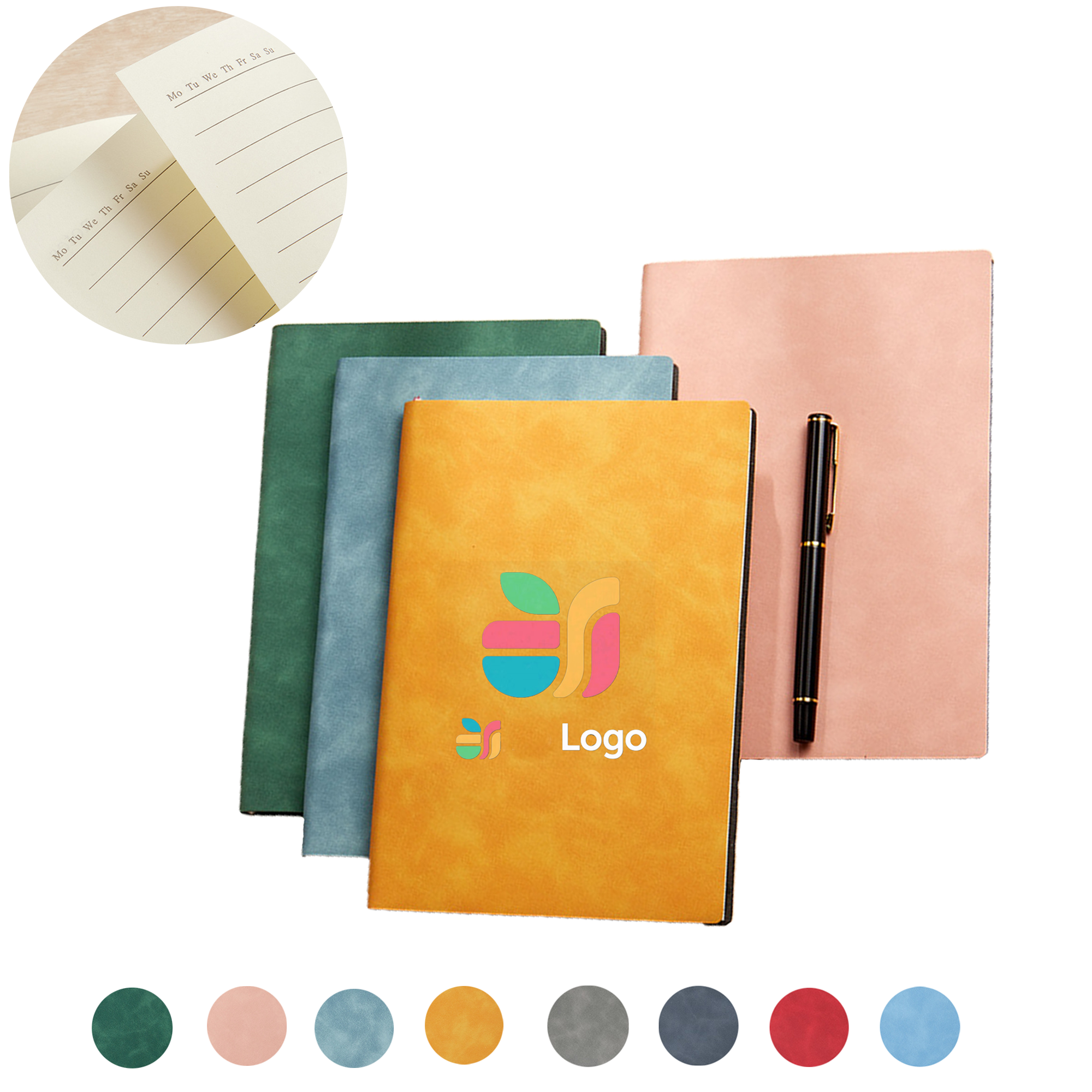 MOQ 50 A5 PU Bound Notebook 2