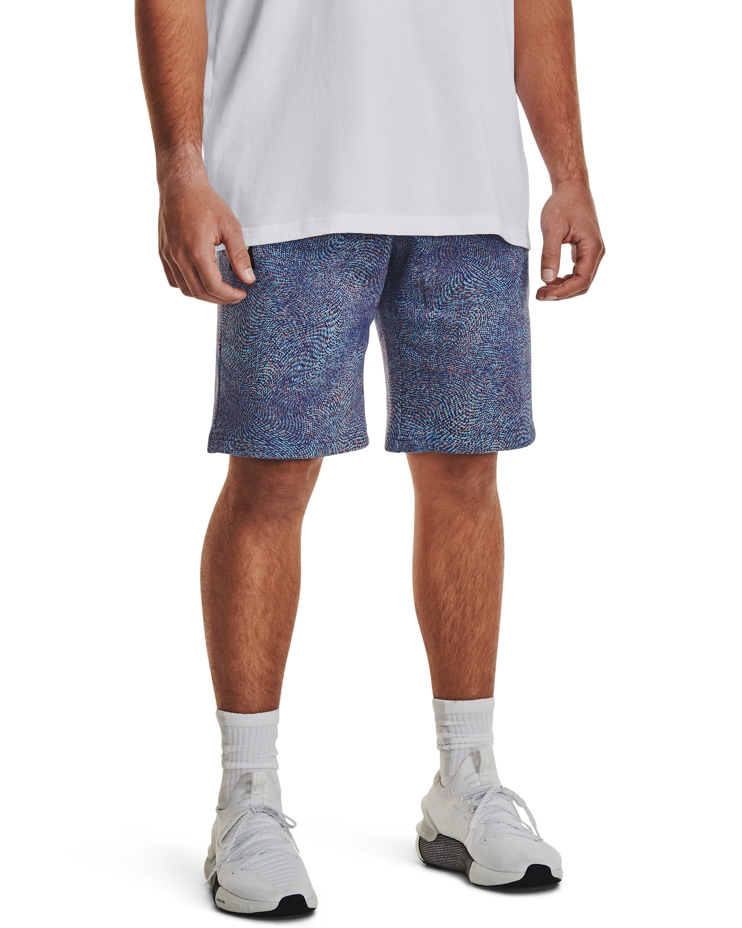 Men's UA Rival Fleece Printed Shorts 3