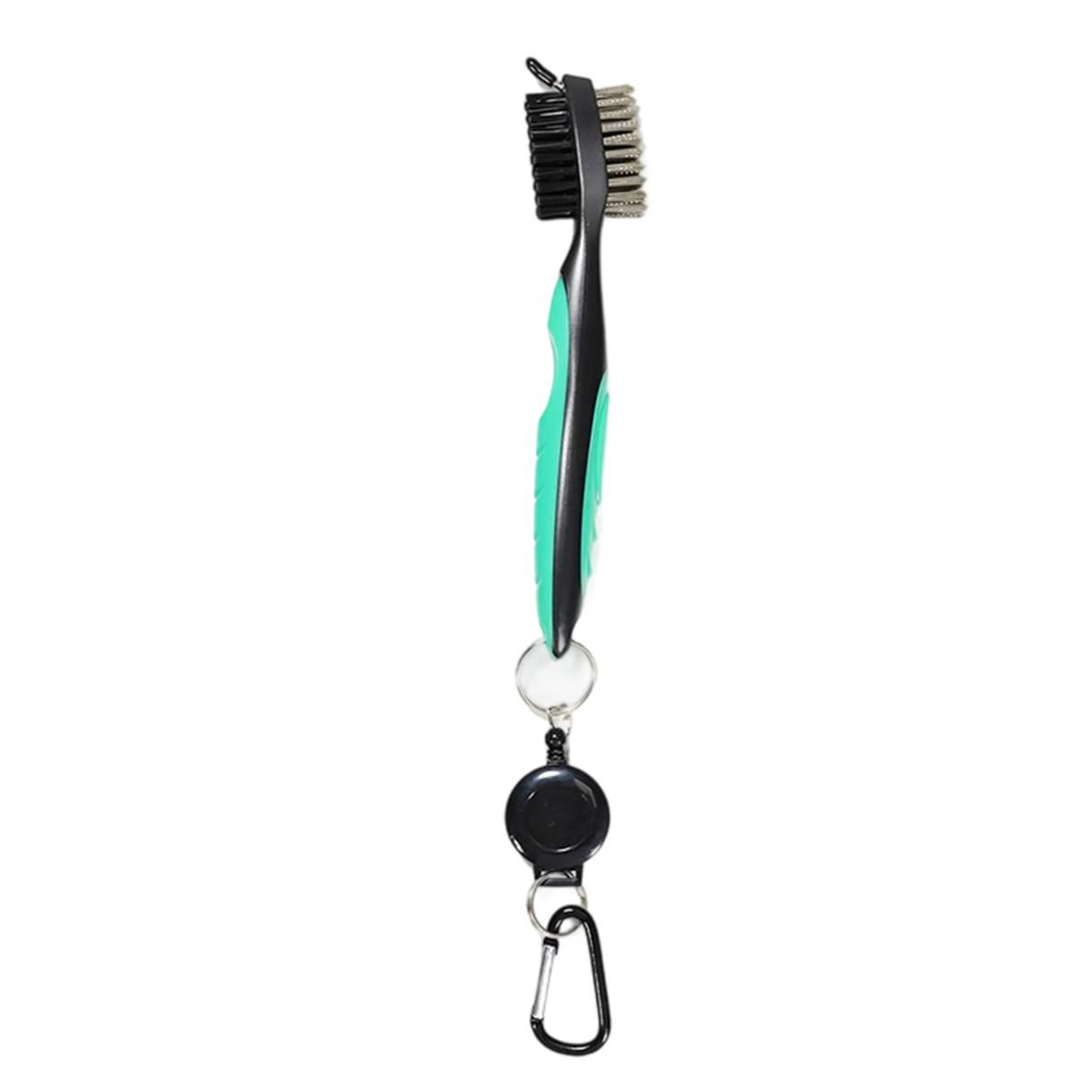 Plastic Golf Brush with Wire and Nylon Bristles 4