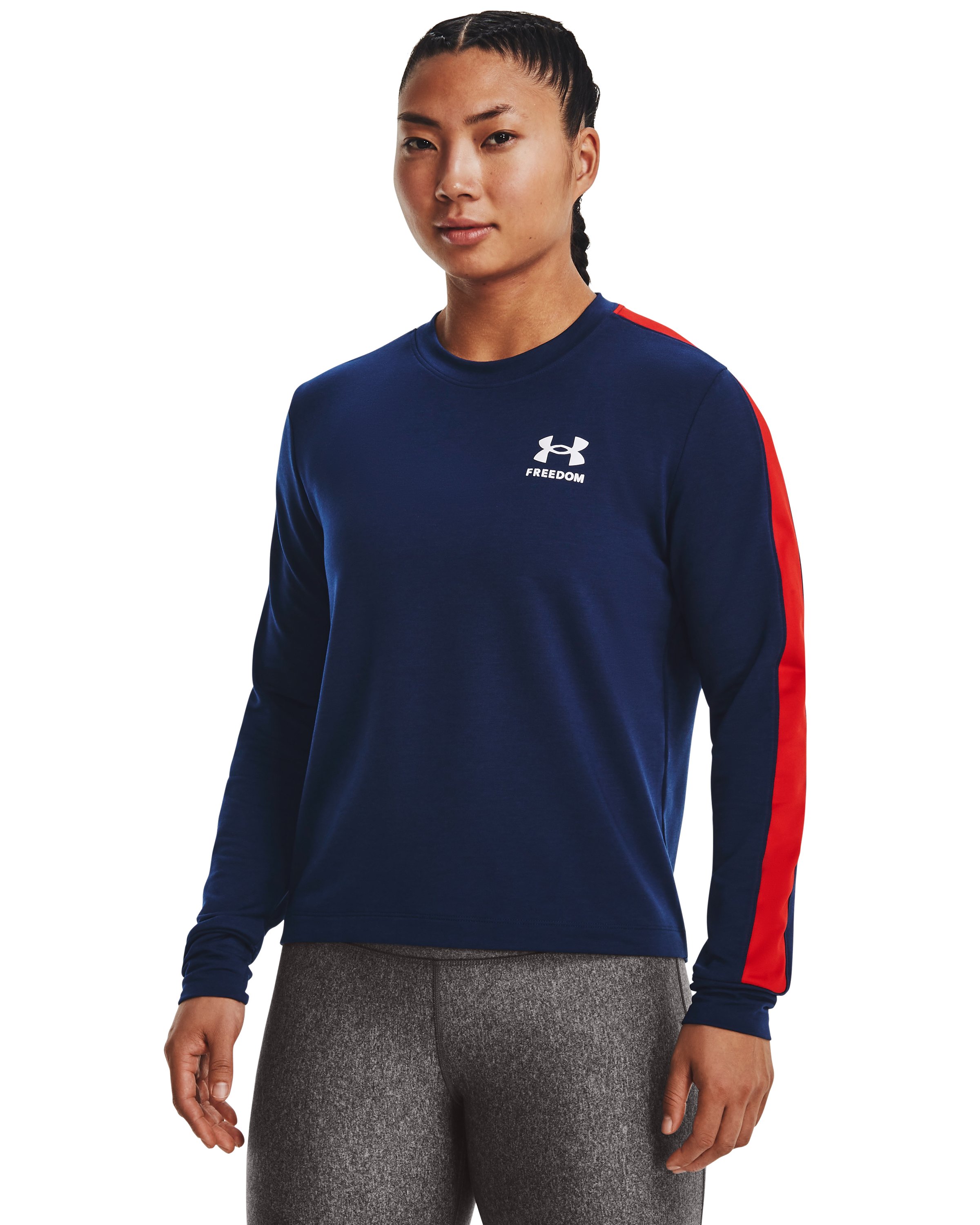 Women's UA Freedom Rival Terry Crew 1