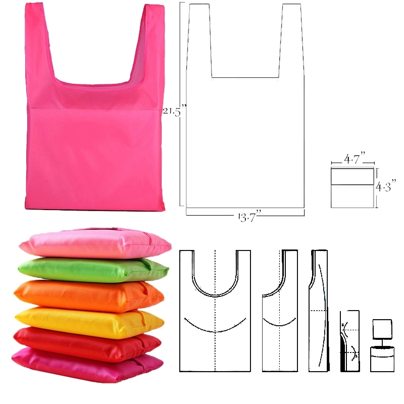 Folding Reusable Bag Shopping Tote 2