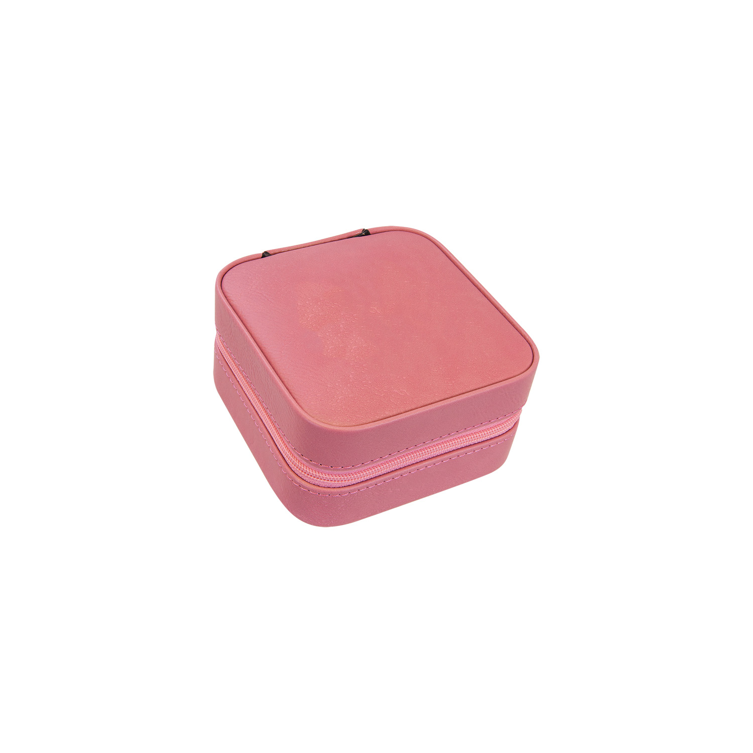 Pink Leatherette Travel Jewelry Box 2