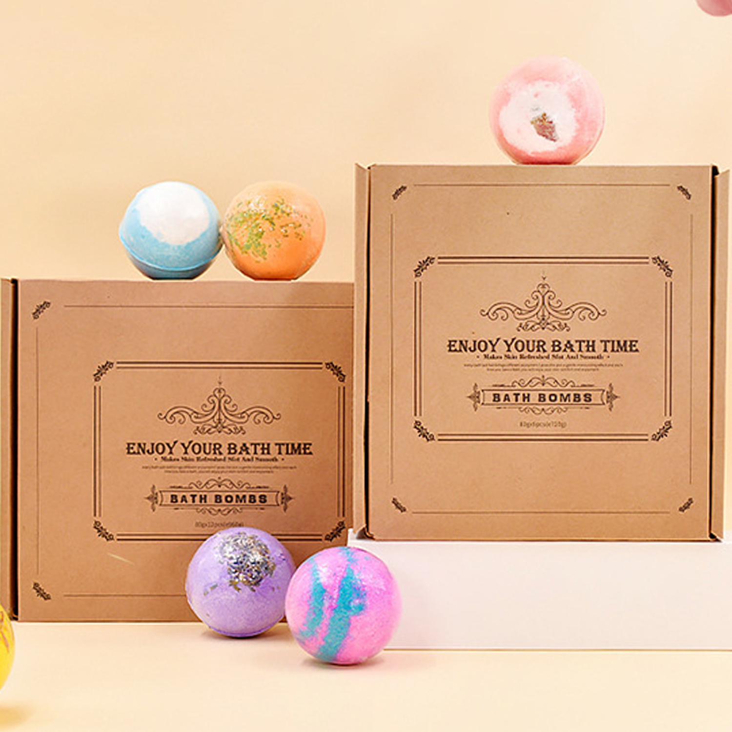 Bath Salt Balls Gift Box 8