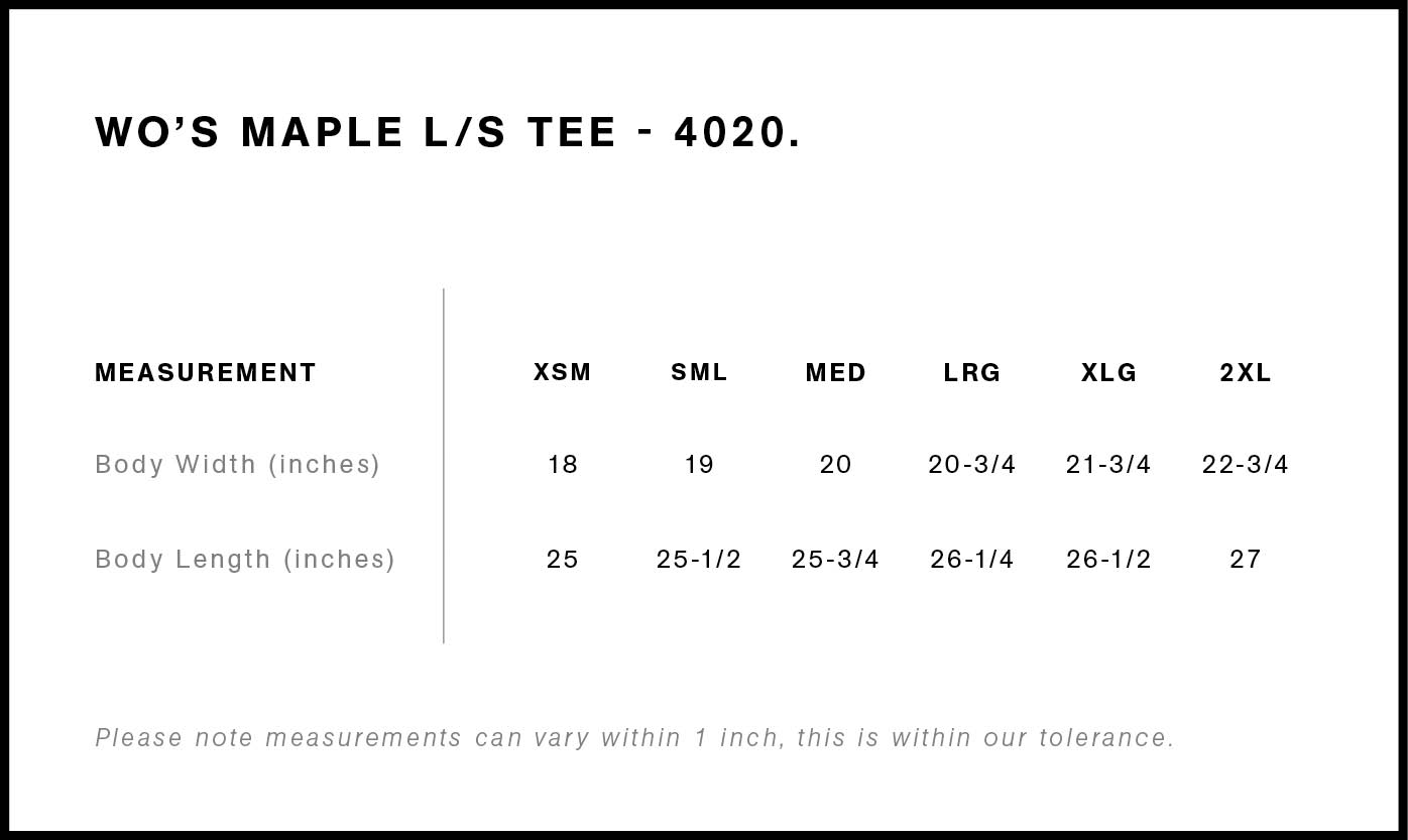 Wo's Maple L/S Tee | 4020 20