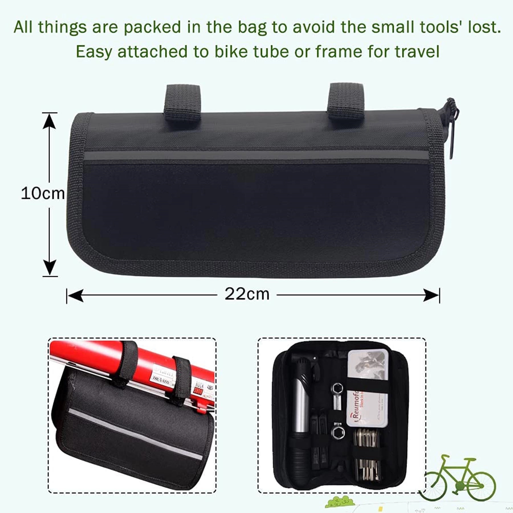 Bike Repair Kits With 16 in 1 Multi-Function Tools And Pump 6