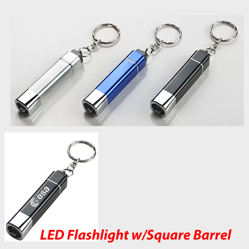 LED Flashlight with Square Barrel 2