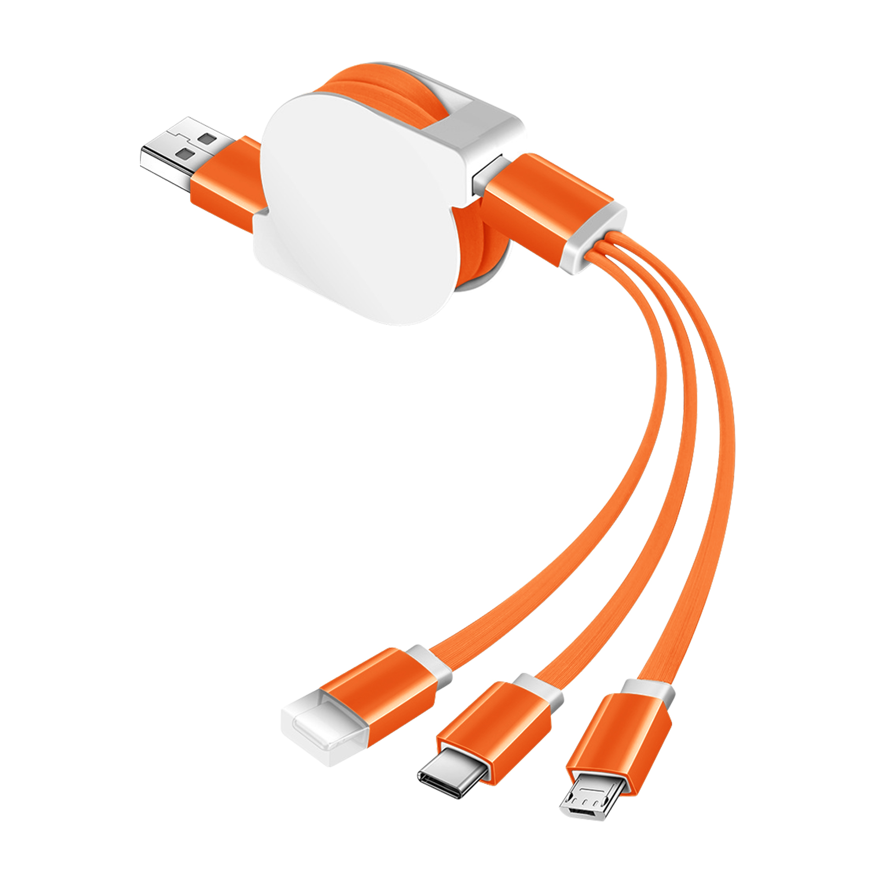 Retractable 3-In-1 Charging Cable 12