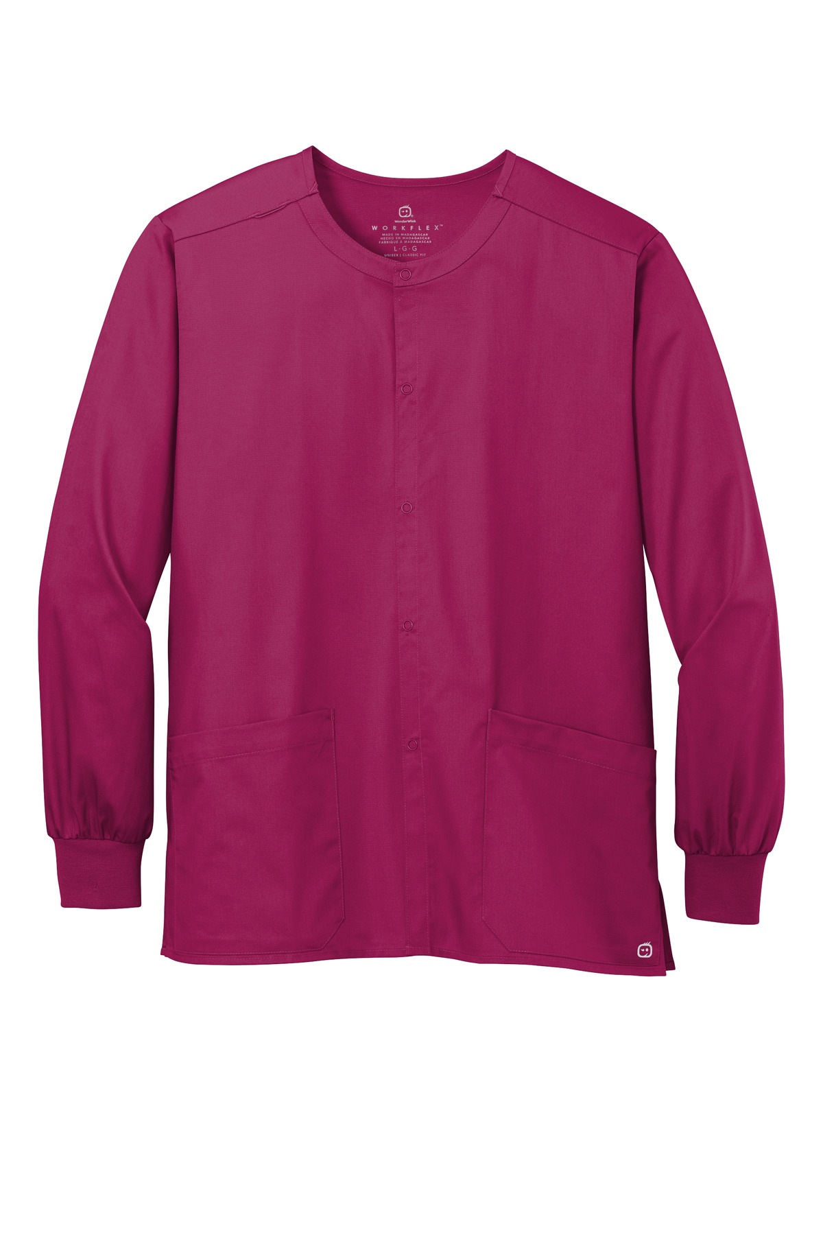 Wink® Unisex WorkFlex Snap-Front Scrub Jacket 21
