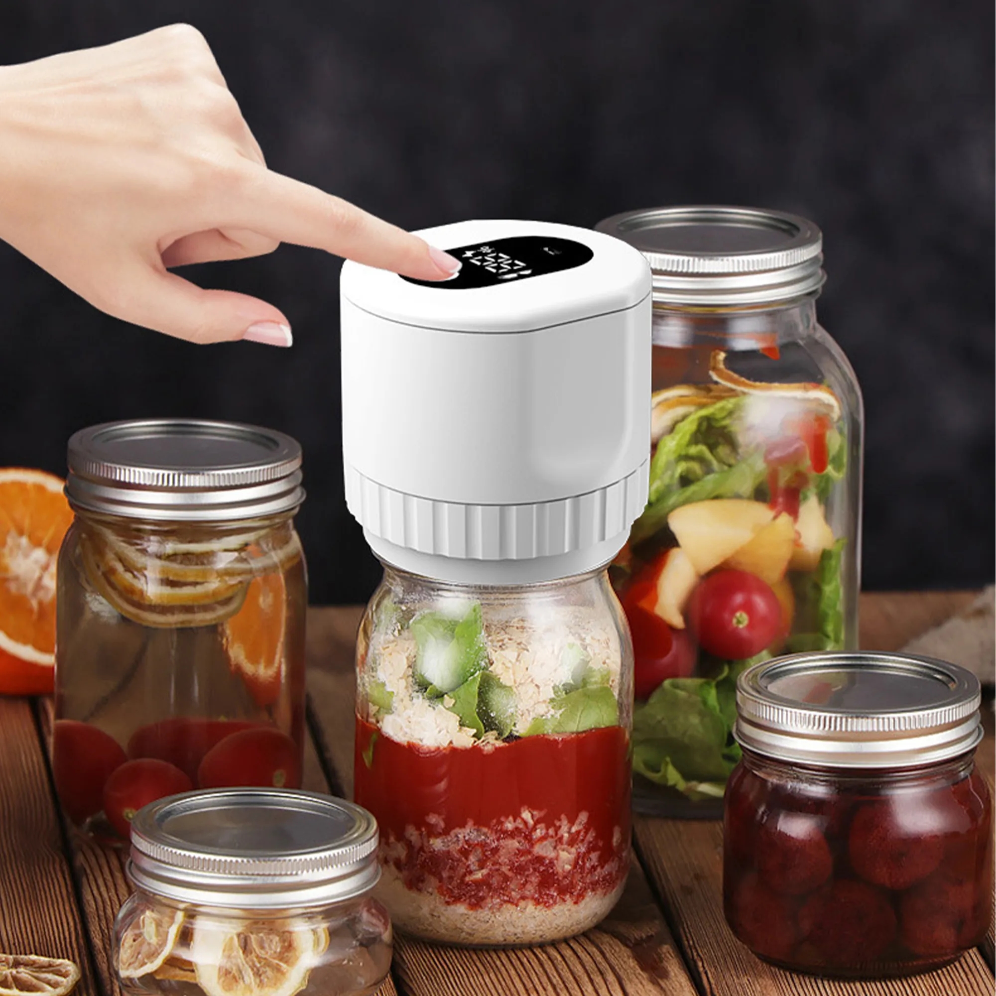 Electric Mason Jar Vacuum Sealer Kit 7