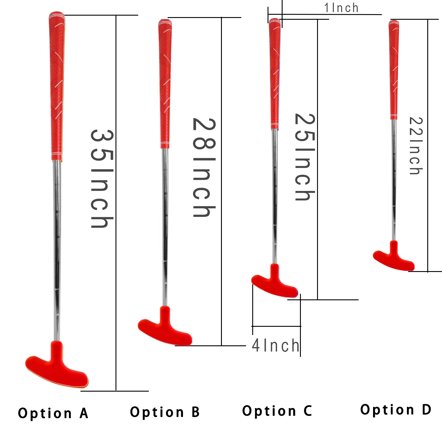 Kids Retractable Golf Practice Putter 12