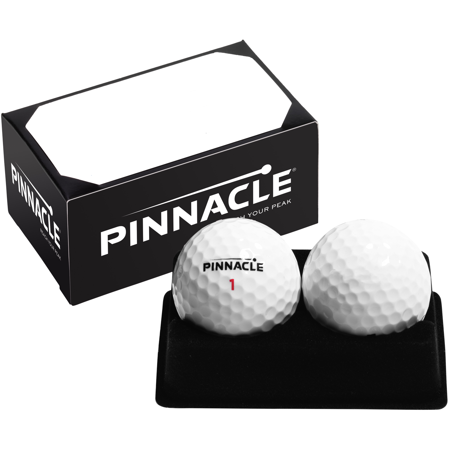 Pinnacle Distance 2- Golf Ball Business Card Box 2