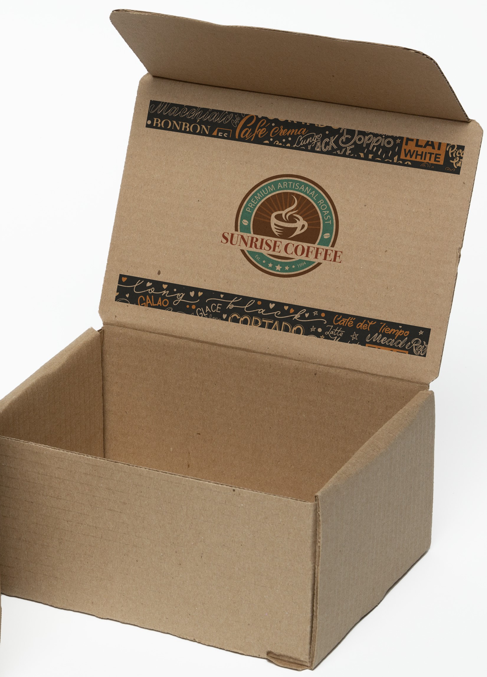Full Color Natural Display Mailer Box (8"x 6"x 4") (Lid Inside)