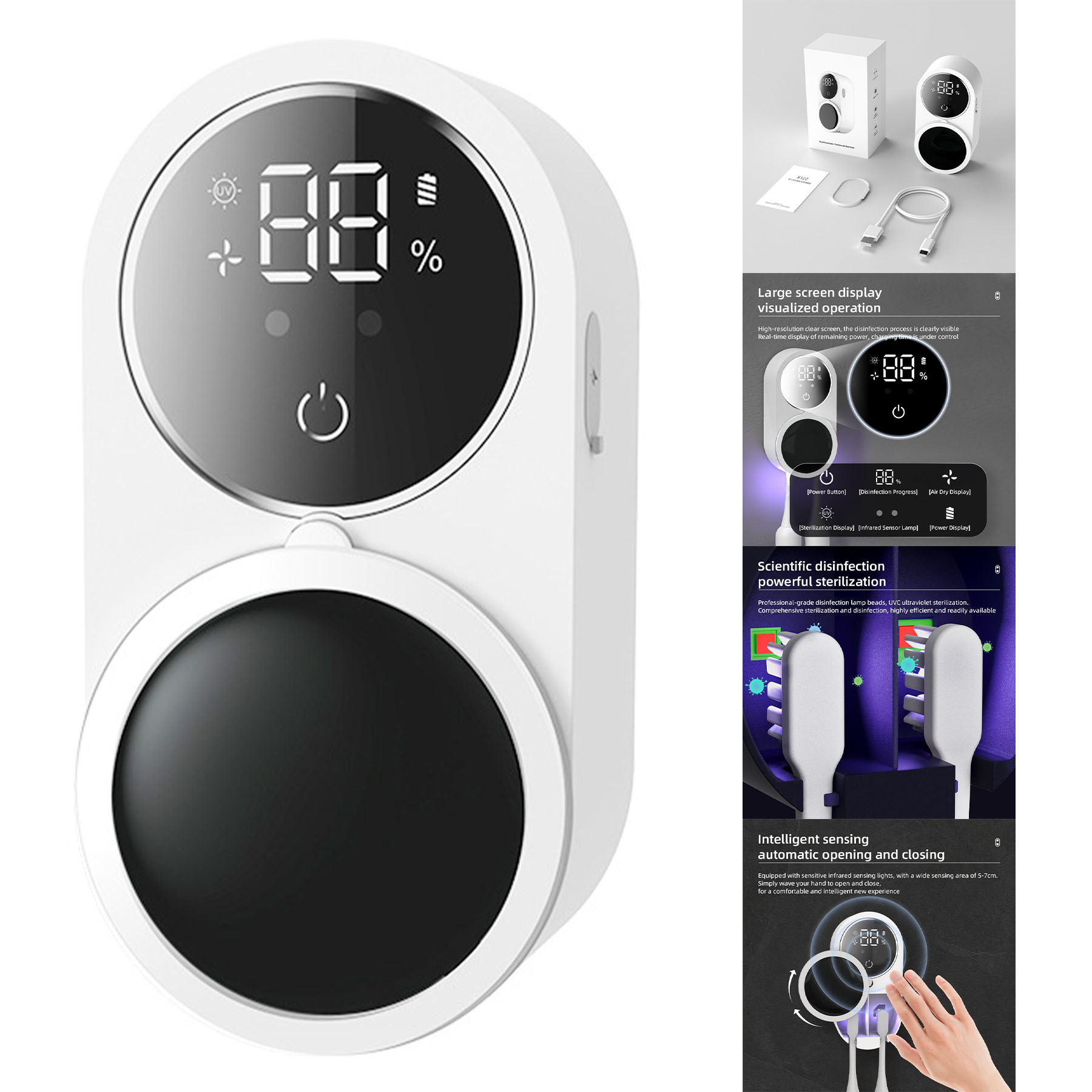 Couples Toothbrush Disinfection Box 2