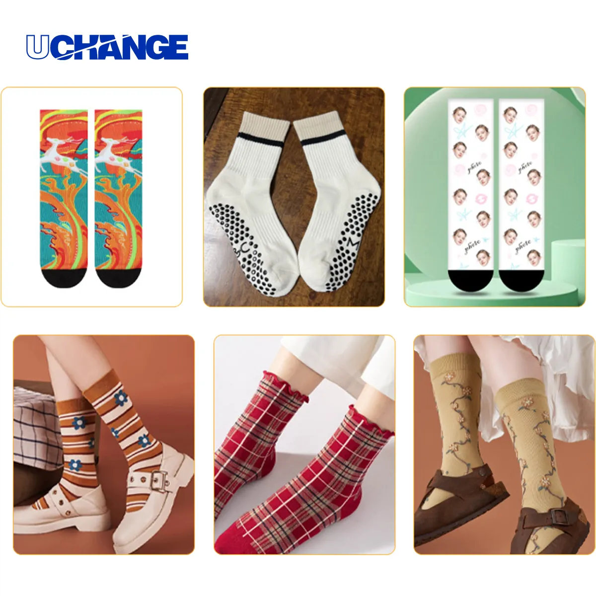 Custom Full Color Unisex Crew Socks 4