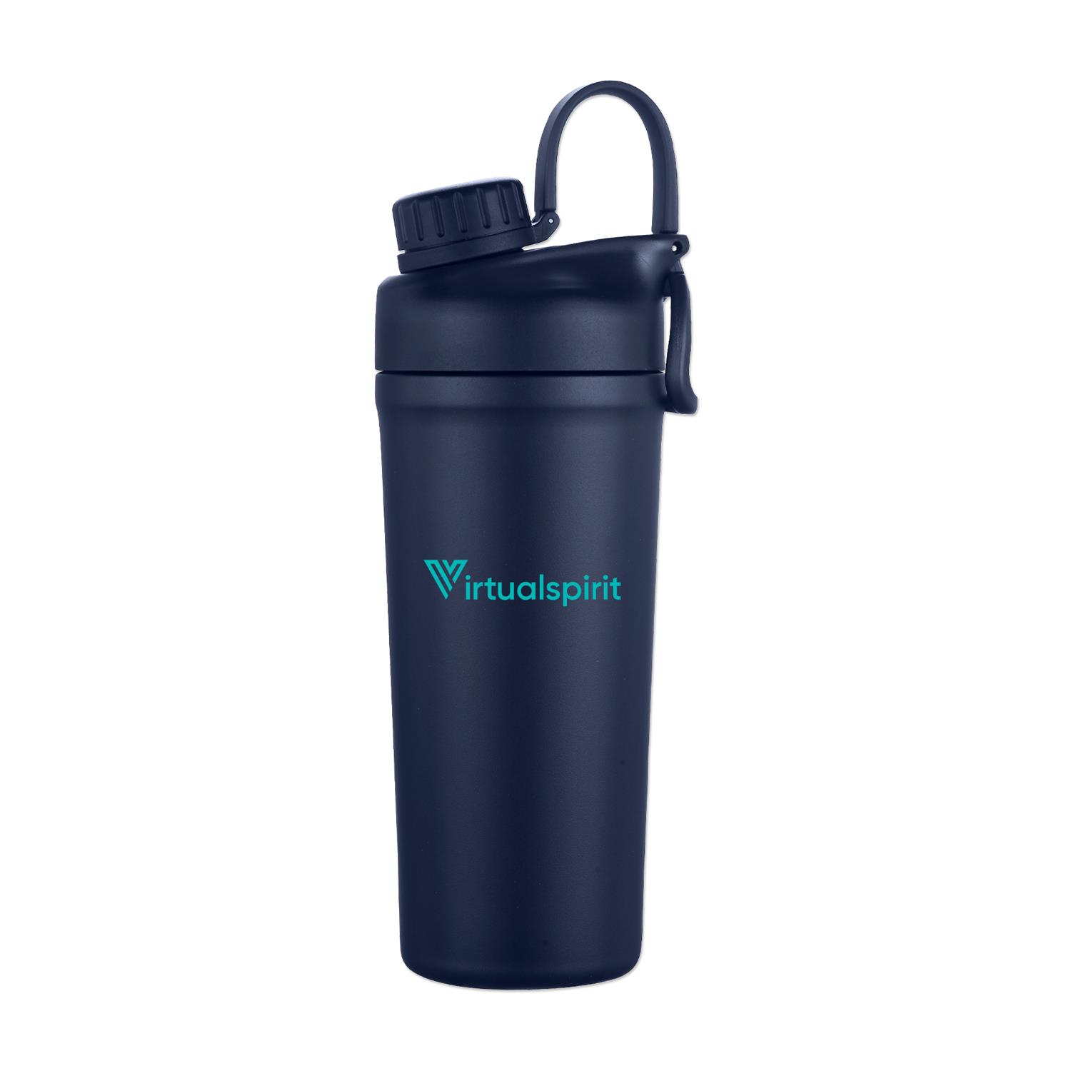 26 Oz. Double Wall Stainless Steel Vacuum Ice Shaker, custom water bottle with logo imprint 4