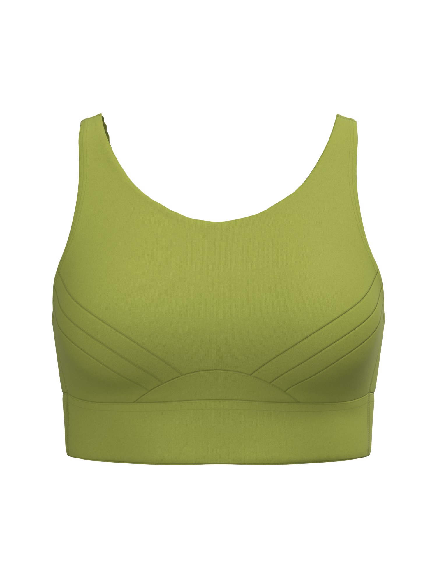 UA Infinity Mid Pintuck Women's Sports Bra 1
