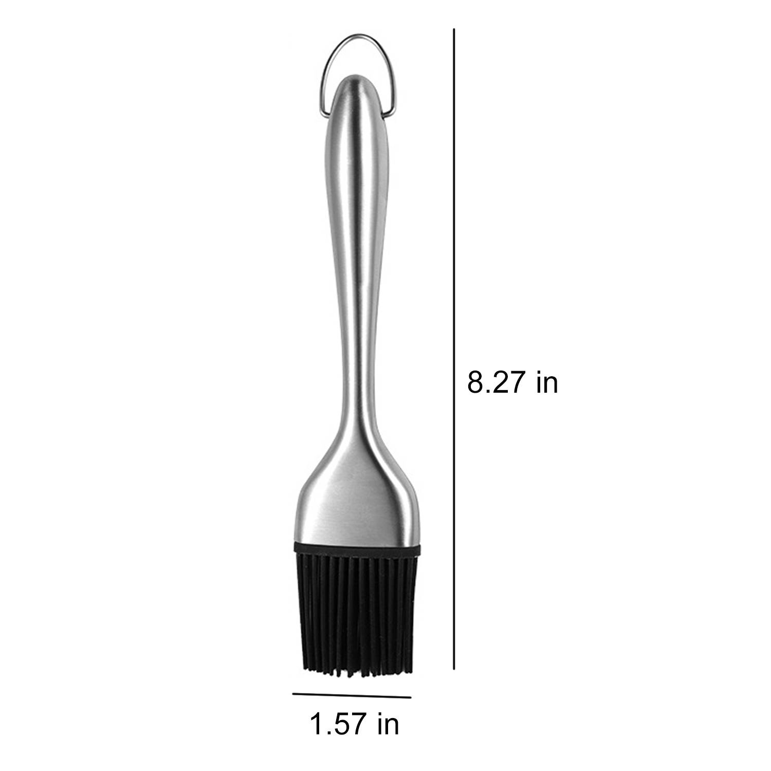 Stainless Steel Silicone BBQ Basting Brush 10