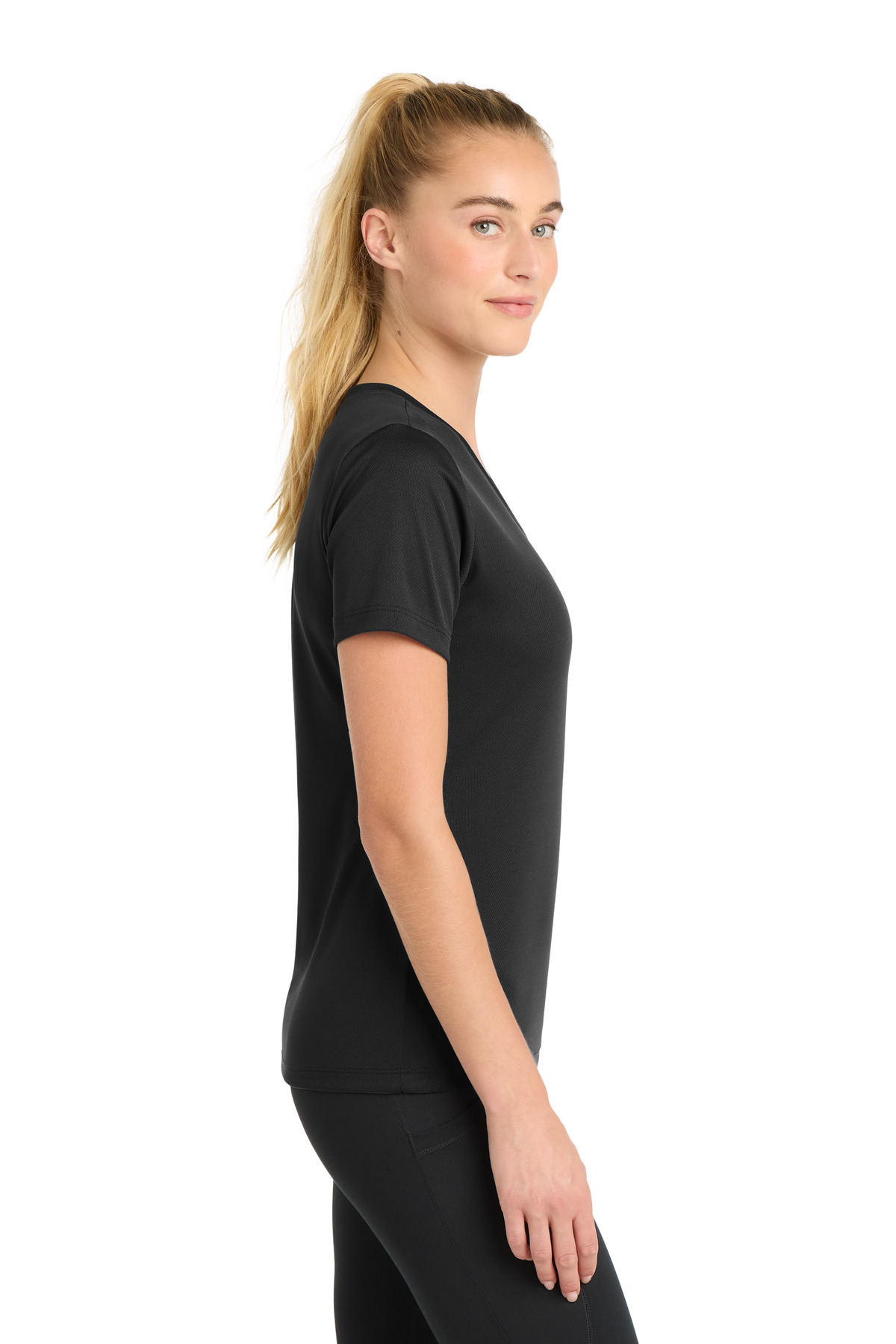 Sport-Tek Women's PosiCharge RacerMesh V-Neck Tee. LST340 70