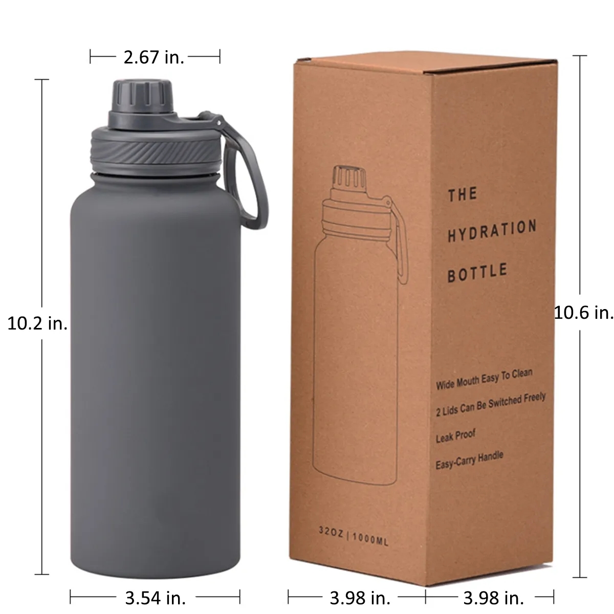 Colorful Insulated Water Bottle, custom water bottle with logo imprint 7