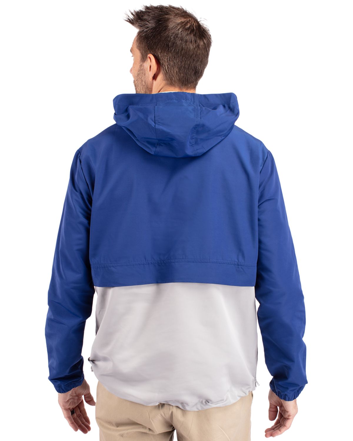 Cutter & Buck Charter Recycled Packable Mens Half Zip Anorak Jacket 10
