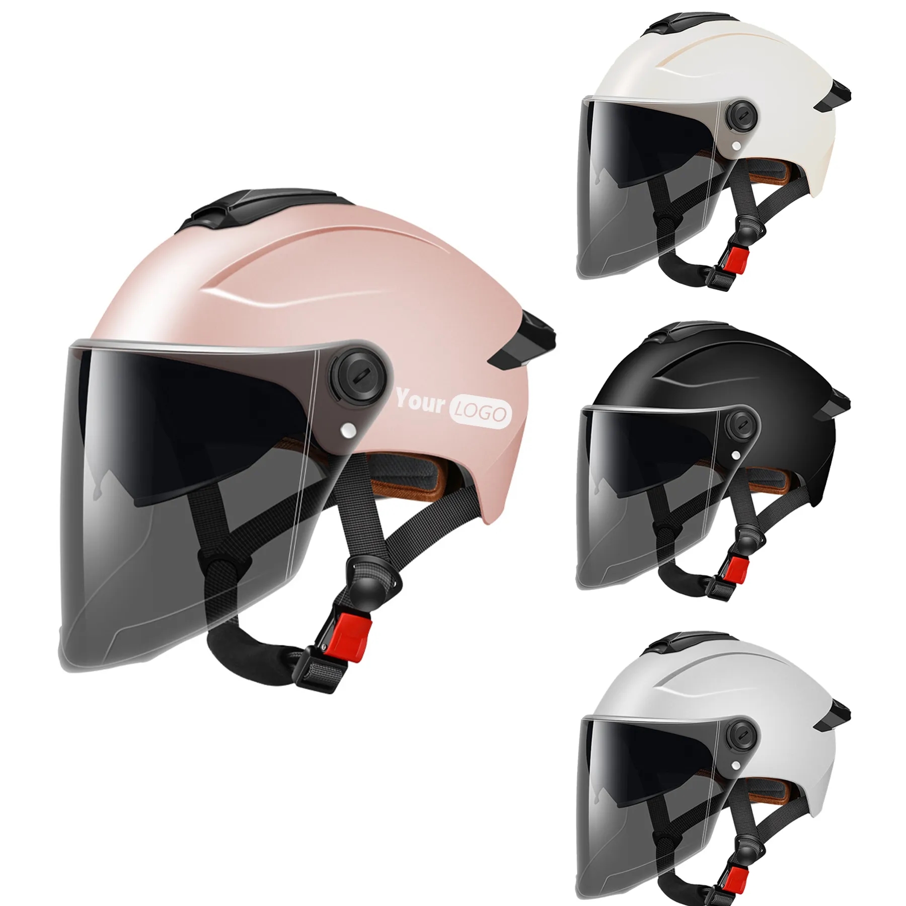 ABS Electric Vehicle Helmet Sunscreen Breathable 2