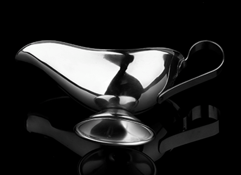 3oz Stainless Steel Sauce Boat 4