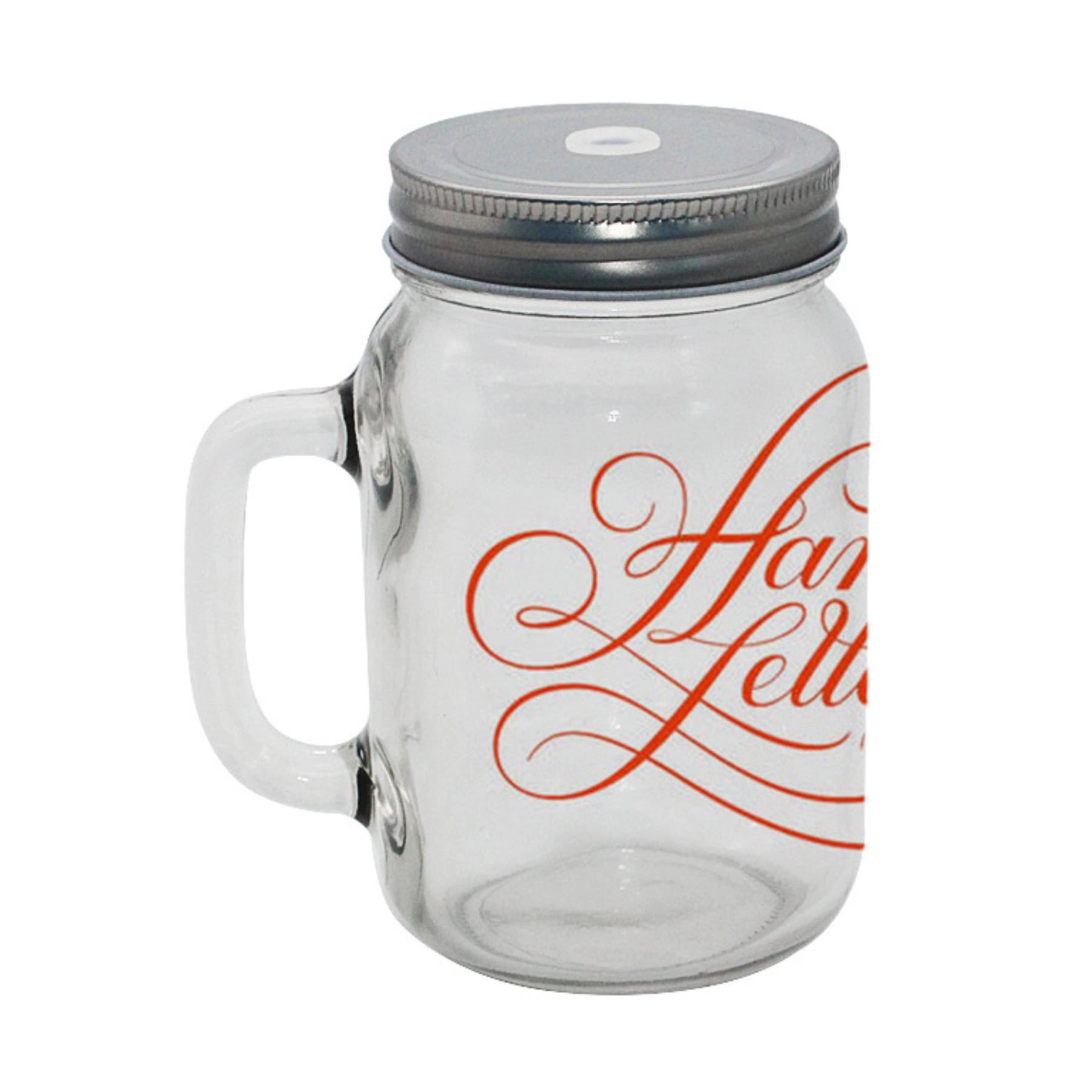 Mason Jar Mugs with Glass Handles 2